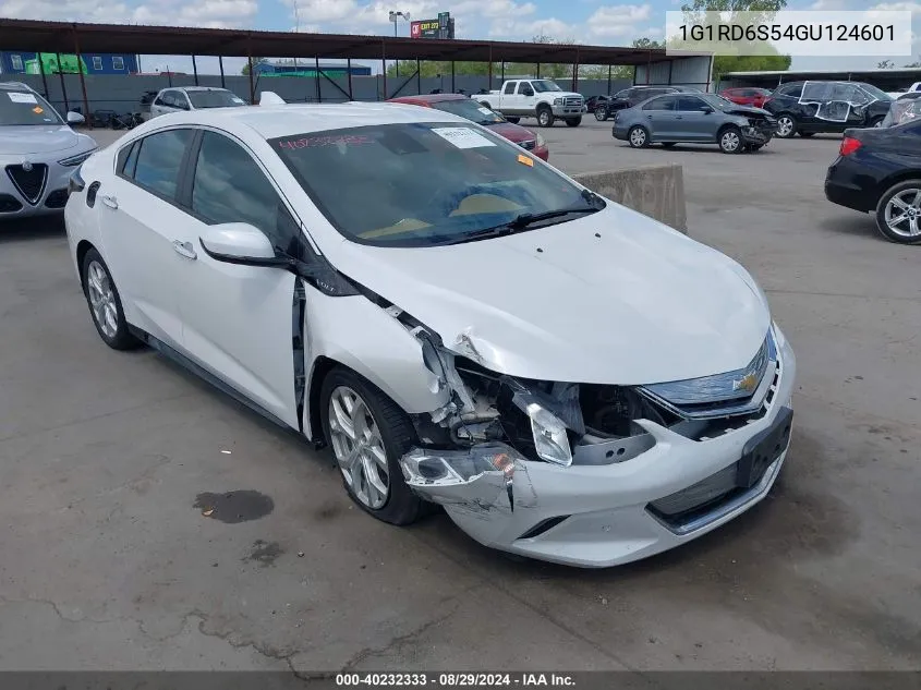 2016 Chevrolet Volt Premier VIN: 1G1RD6S54GU124601 Lot: 40232333