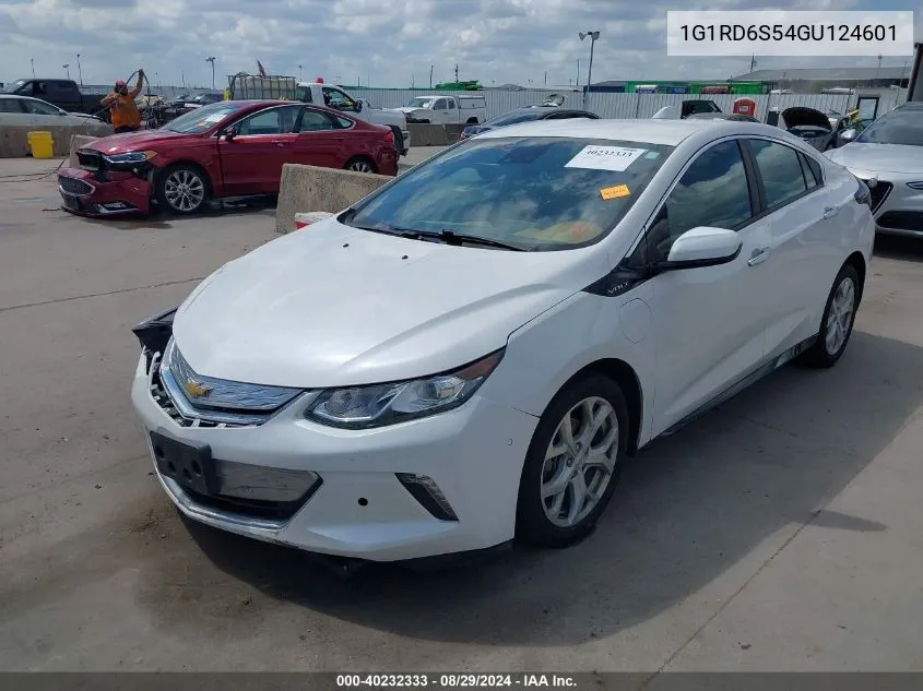 2016 Chevrolet Volt Premier VIN: 1G1RD6S54GU124601 Lot: 40232333