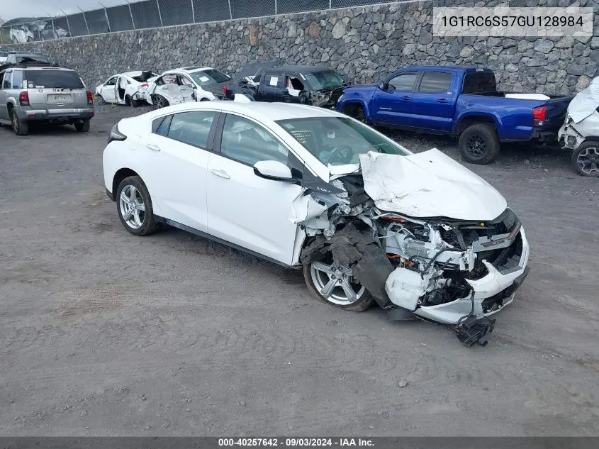 2016 Chevrolet Volt Lt VIN: 1G1RC6S57GU128984 Lot: 40257642