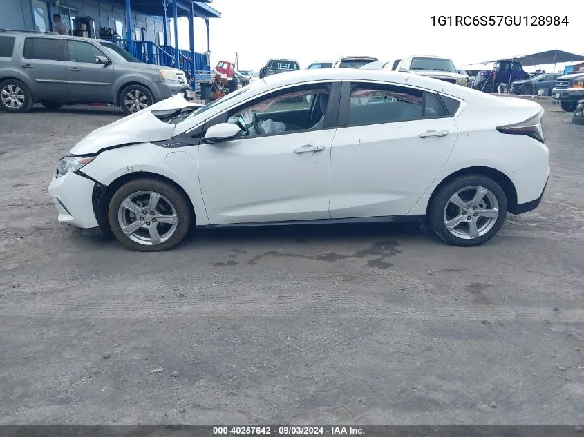 2016 Chevrolet Volt Lt VIN: 1G1RC6S57GU128984 Lot: 40257642