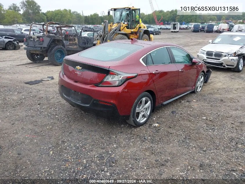 2016 Chevrolet Volt Lt VIN: 1G1RC6S5XGU131586 Lot: 40460649