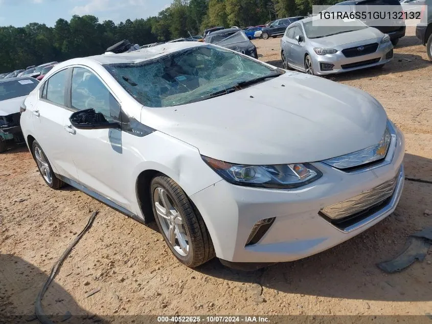 2016 Chevrolet Volt Lt VIN: 1G1RA6S51GU132132 Lot: 40522625