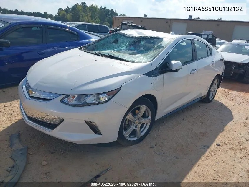 2016 Chevrolet Volt Lt VIN: 1G1RA6S51GU132132 Lot: 40522625