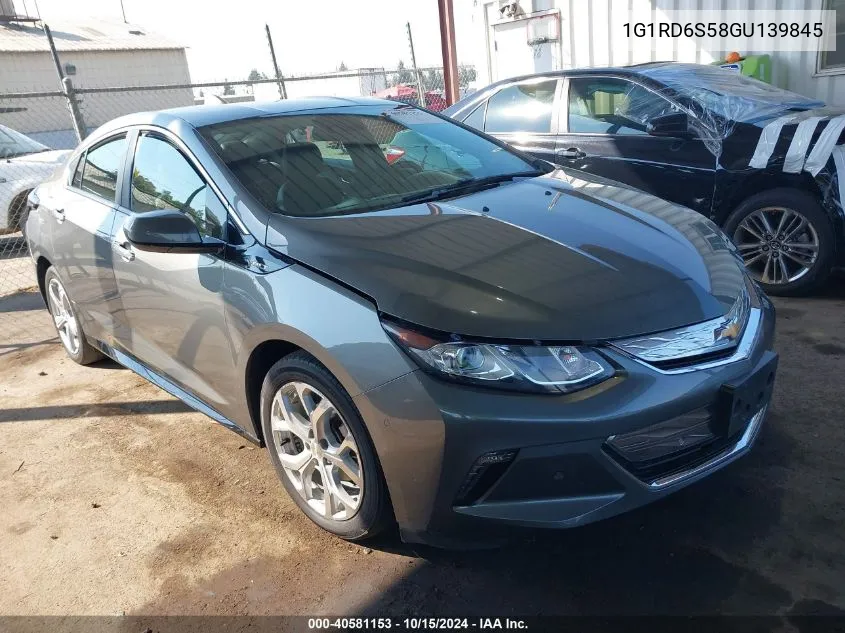 2016 Chevrolet Volt Premier VIN: 1G1RD6S58GU139845 Lot: 40581153