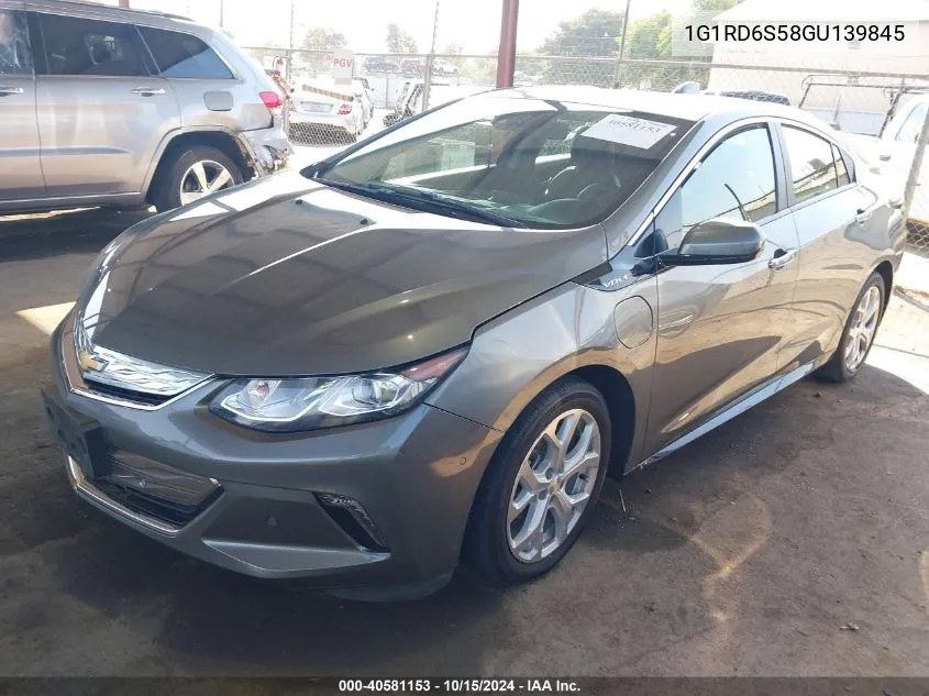 2016 Chevrolet Volt Premier VIN: 1G1RD6S58GU139845 Lot: 40581153