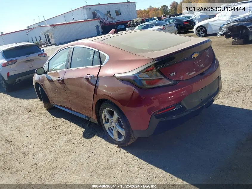 2016 Chevrolet Volt Lt VIN: 1G1RA6S58GU134444 Lot: 40690041