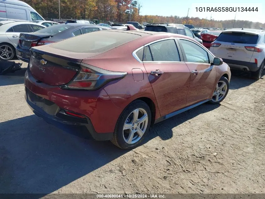 2016 Chevrolet Volt Lt VIN: 1G1RA6S58GU134444 Lot: 40690041