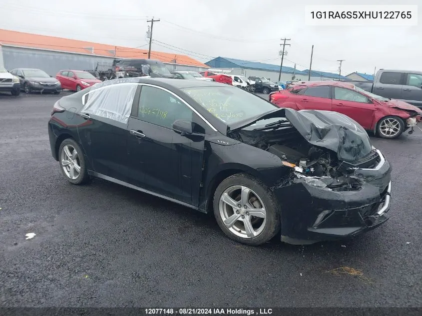 2017 Chevrolet Volt Lt VIN: 1G1RA6S5XHU122765 Lot: 12077148