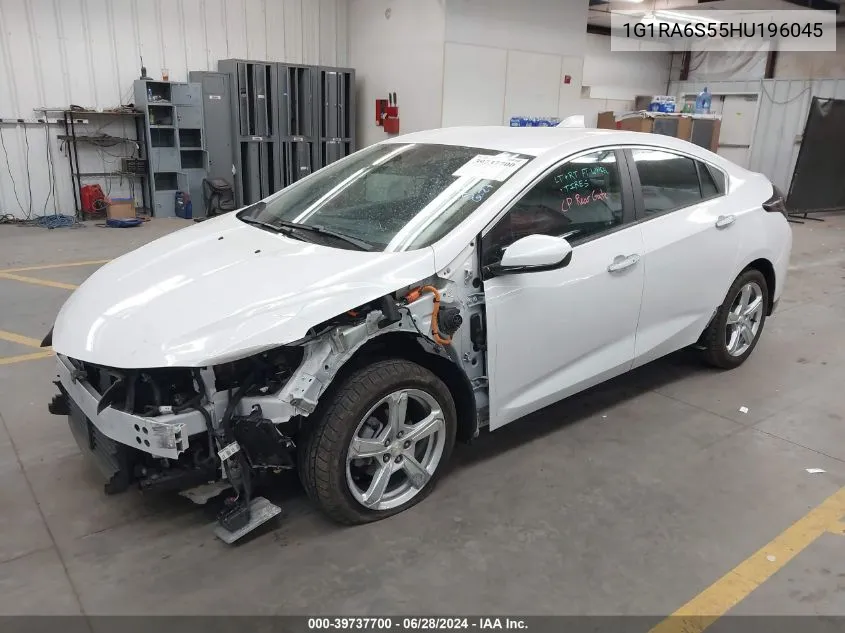 2017 Chevrolet Volt Lt VIN: 1G1RA6S55HU196045 Lot: 39737700