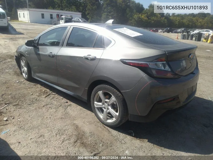 1G1RC6S5XHU101893 2017 Chevrolet Volt Lt