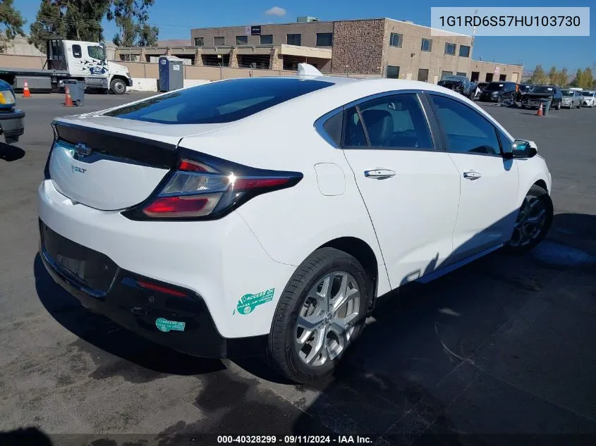 2017 Chevrolet Volt Premier VIN: 1G1RD6S57HU103730 Lot: 40328299