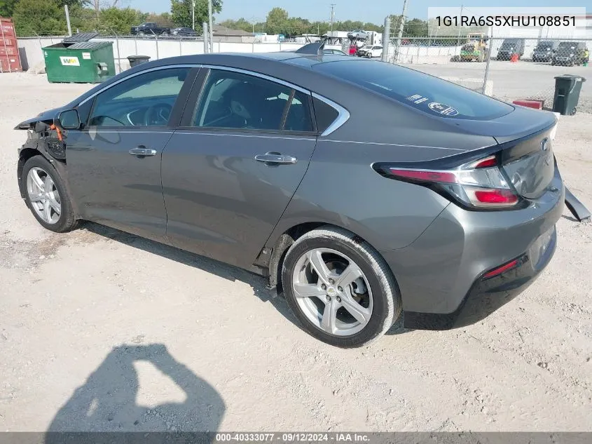 1G1RA6S5XHU108851 2017 Chevrolet Volt Lt