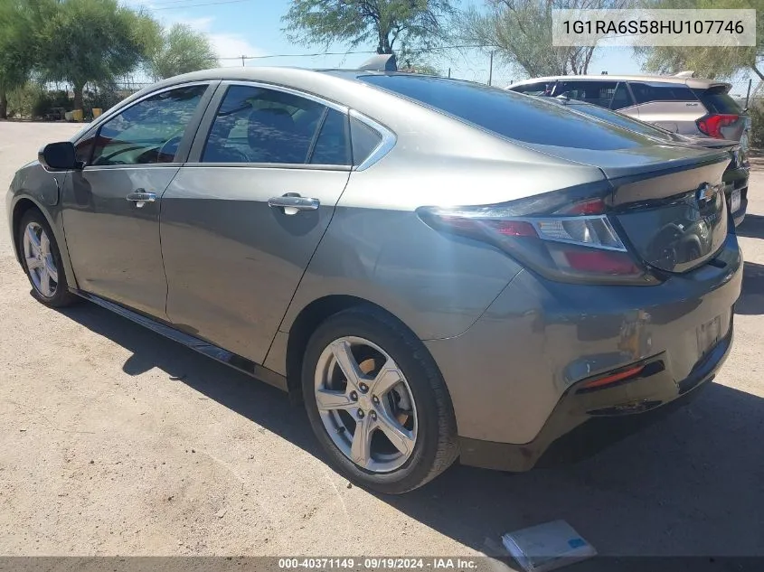 2017 Chevrolet Volt Lt VIN: 1G1RA6S58HU107746 Lot: 40371149