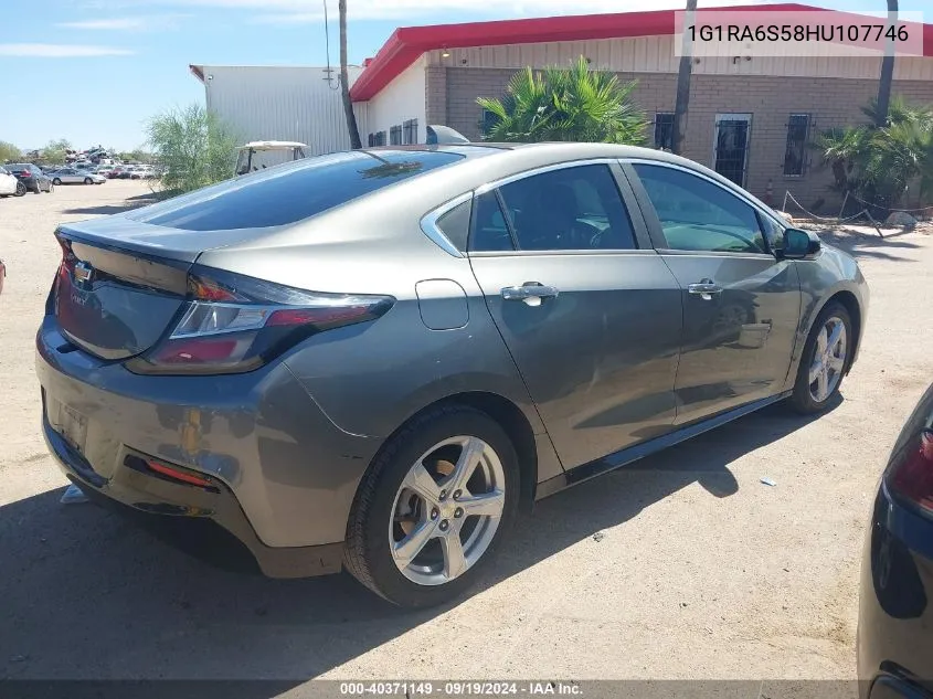 2017 Chevrolet Volt Lt VIN: 1G1RA6S58HU107746 Lot: 40371149