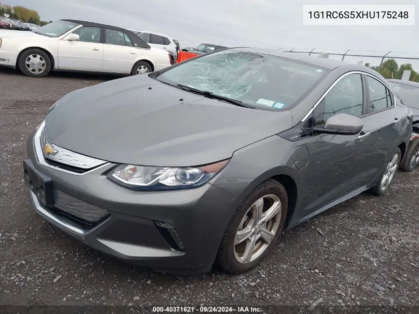 2017 Chevrolet Volt Lt VIN: 1G1RC6S5XHU175248 Lot: 40371621