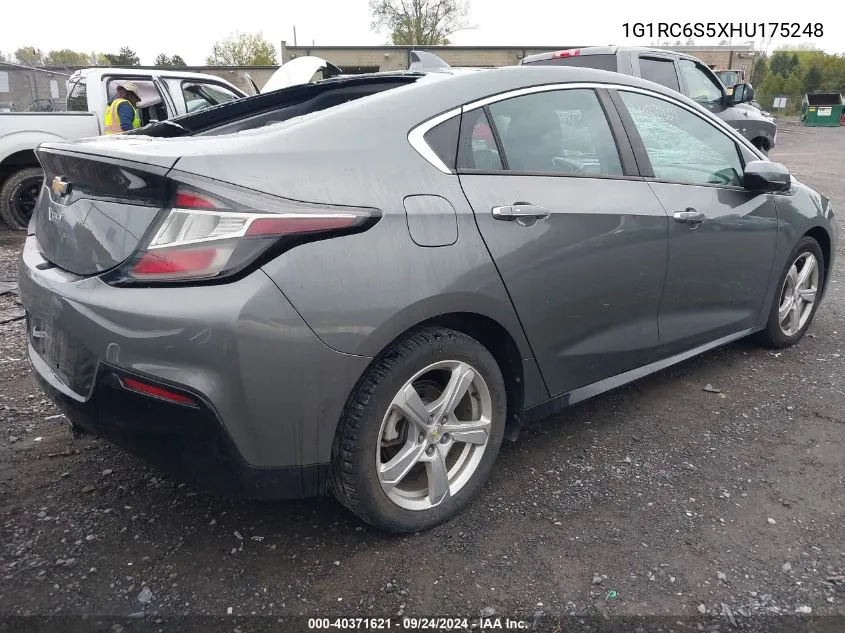 2017 Chevrolet Volt Lt VIN: 1G1RC6S5XHU175248 Lot: 40371621