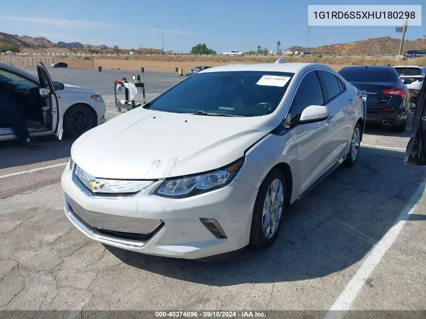 2017 Chevrolet Volt Premier VIN: 1G1RD6S5XHU180298 Lot: 40374896