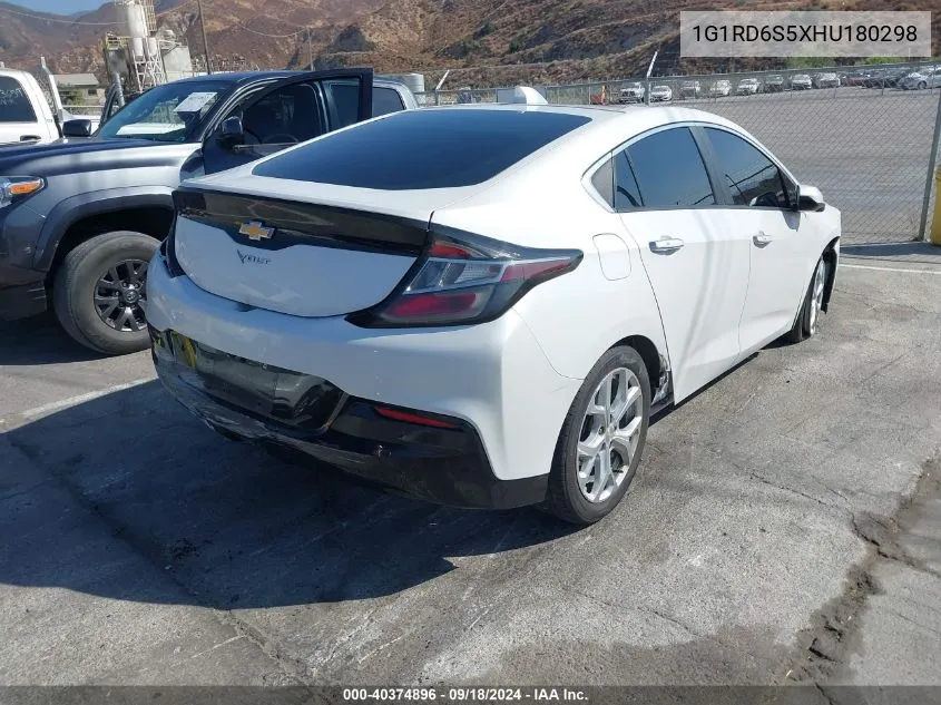 1G1RD6S5XHU180298 2017 Chevrolet Volt Premier