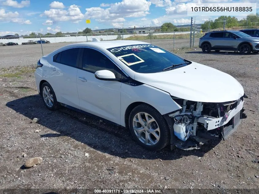 2017 Chevrolet Volt Premier VIN: 1G1RD6S56HU188835 Lot: 40391171