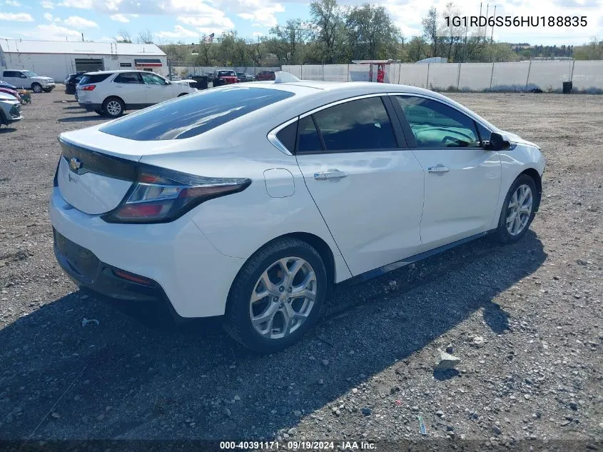 2017 Chevrolet Volt Premier VIN: 1G1RD6S56HU188835 Lot: 40391171