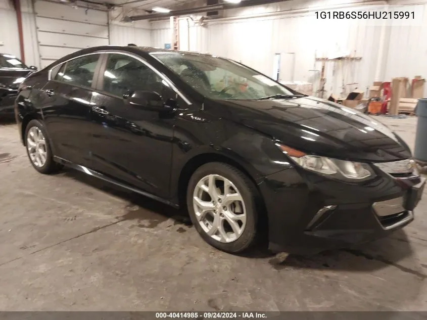 2017 Chevrolet Volt Premier VIN: 1G1RB6S56HU215991 Lot: 40414985