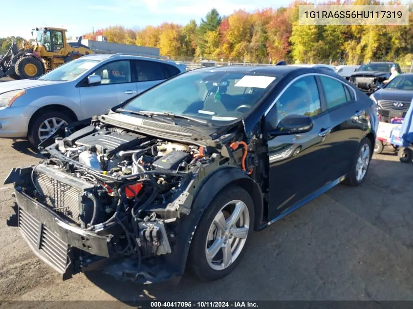 2017 Chevrolet Volt Lt VIN: 1G1RA6S56HU117319 Lot: 40417095