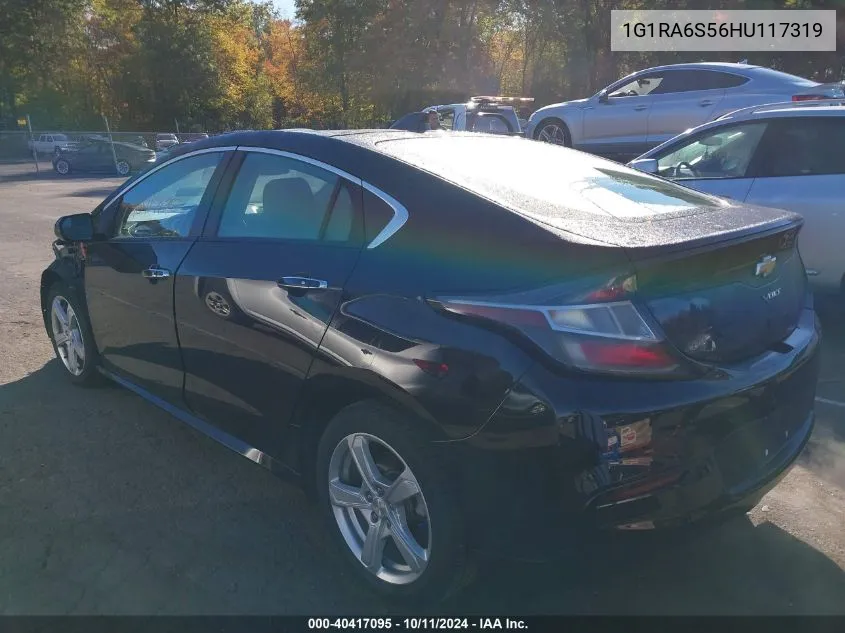 2017 Chevrolet Volt Lt VIN: 1G1RA6S56HU117319 Lot: 40417095