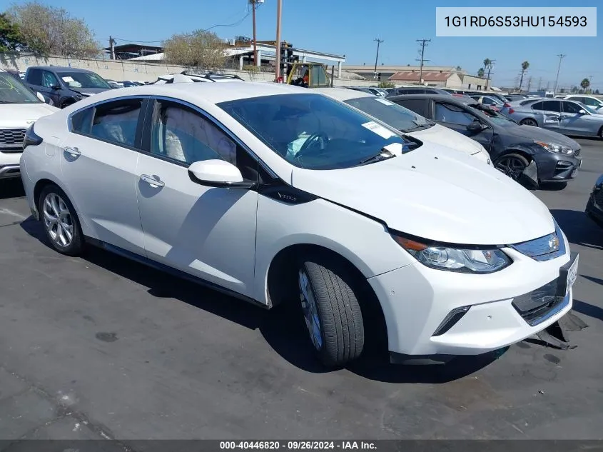 2017 Chevrolet Volt Premier VIN: 1G1RD6S53HU154593 Lot: 40446820