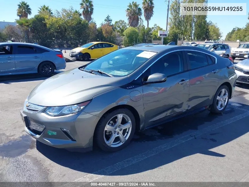 1G1RC6S59HU149255 2017 Chevrolet Volt Lt