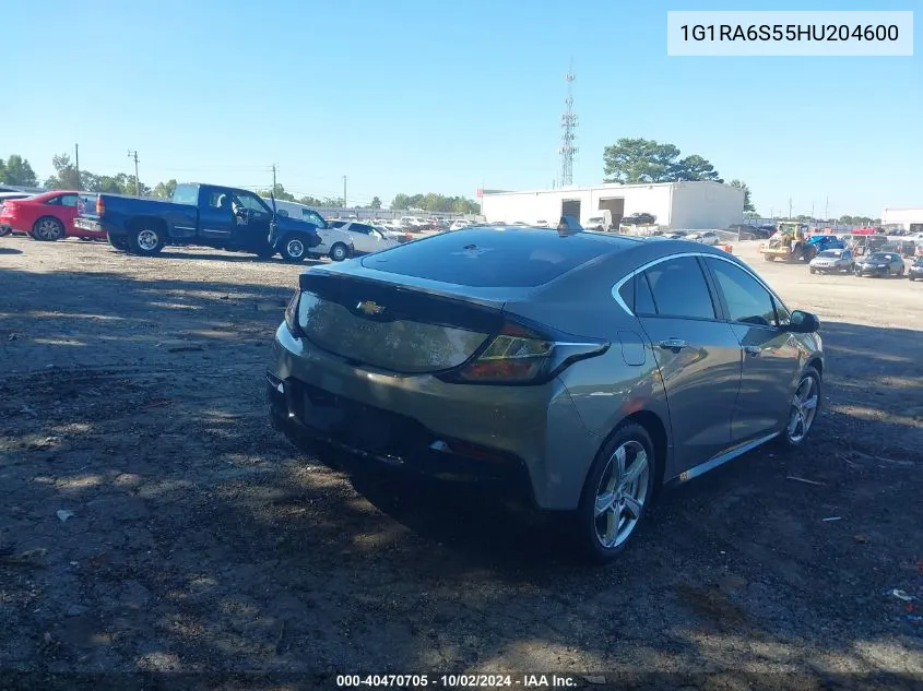 2017 Chevrolet Volt Lt VIN: 1G1RA6S55HU204600 Lot: 40470705