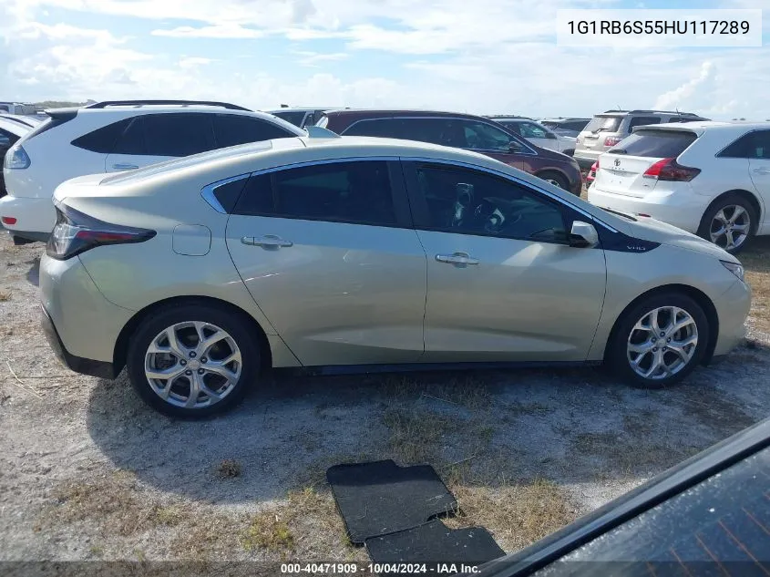 2017 Chevrolet Volt Premier VIN: 1G1RB6S55HU117289 Lot: 40471909