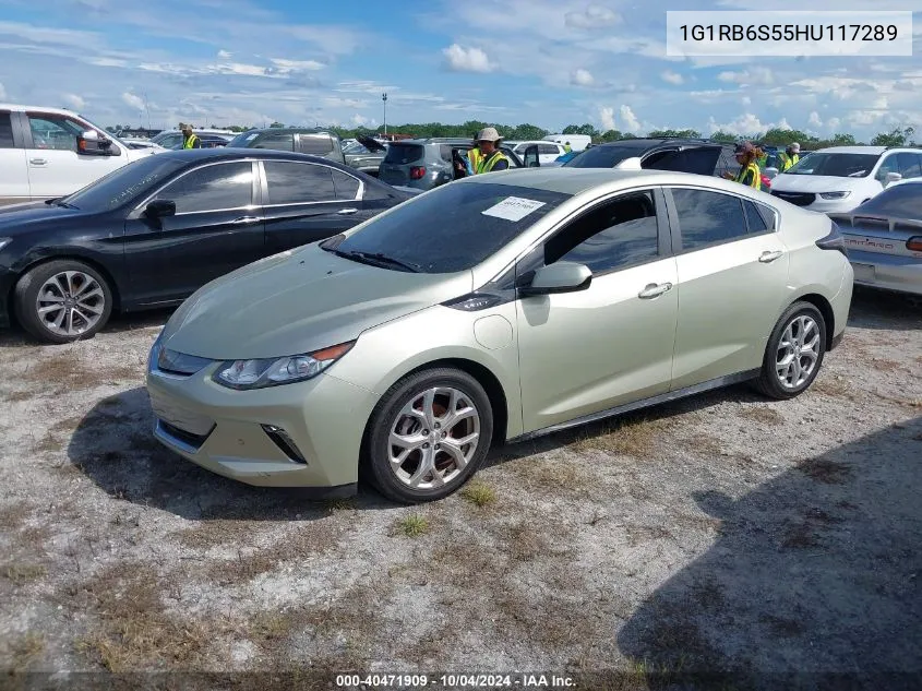 2017 Chevrolet Volt Premier VIN: 1G1RB6S55HU117289 Lot: 40471909