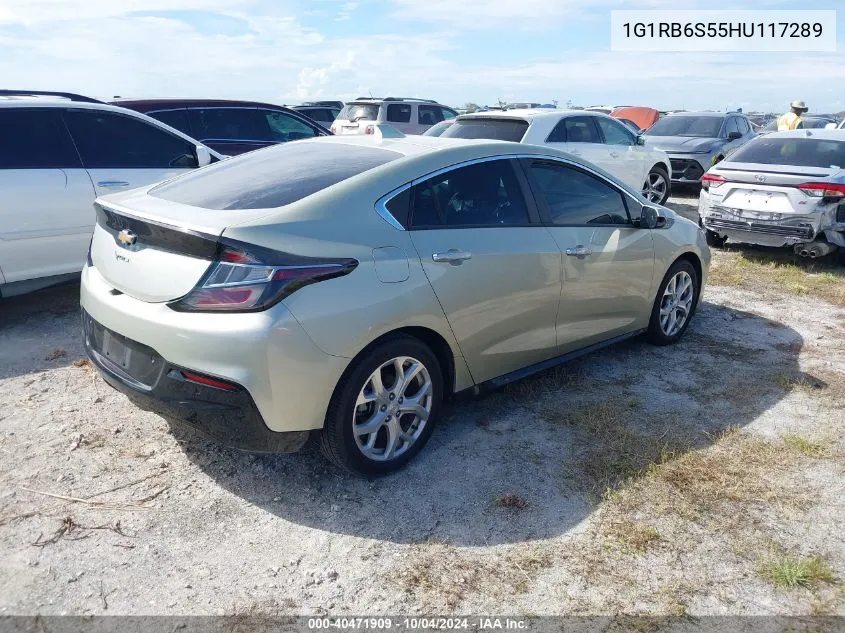 2017 Chevrolet Volt Premier VIN: 1G1RB6S55HU117289 Lot: 40471909