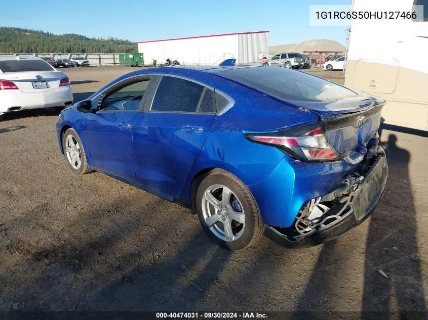 2017 Chevrolet Volt Lt VIN: 1G1RC6S50HU127466 Lot: 40474031