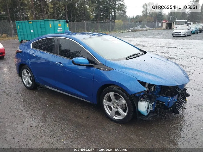 2017 Chevrolet Volt Lt VIN: 1G1RC6S54HU105051 Lot: 40502277