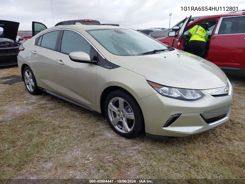 1G1RA6S54HU112801 2017 Chevrolet Volt Lt