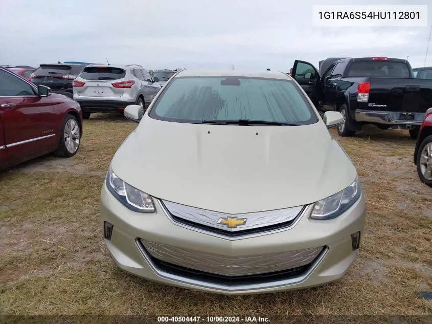 1G1RA6S54HU112801 2017 Chevrolet Volt Lt