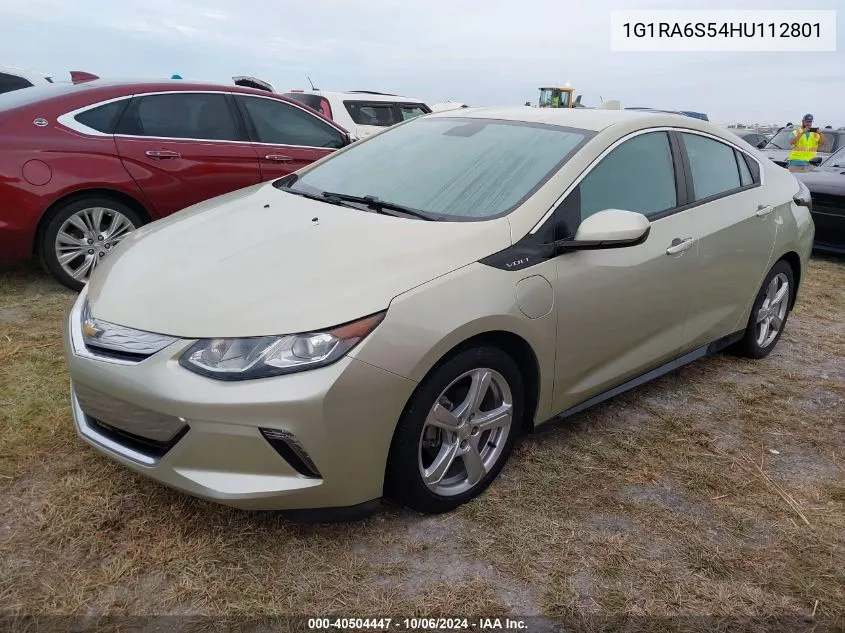 1G1RA6S54HU112801 2017 Chevrolet Volt Lt