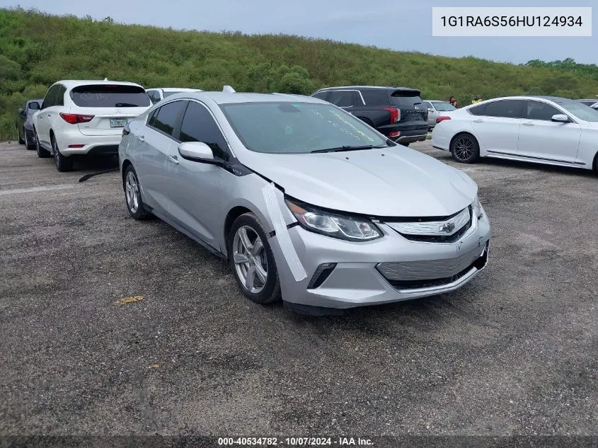 2017 Chevrolet Volt Lt VIN: 1G1RA6S56HU124934 Lot: 40534782