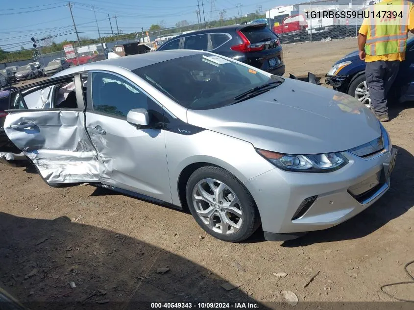 2017 Chevrolet Volt Premier VIN: 1G1RB6S59HU147394 Lot: 40549343