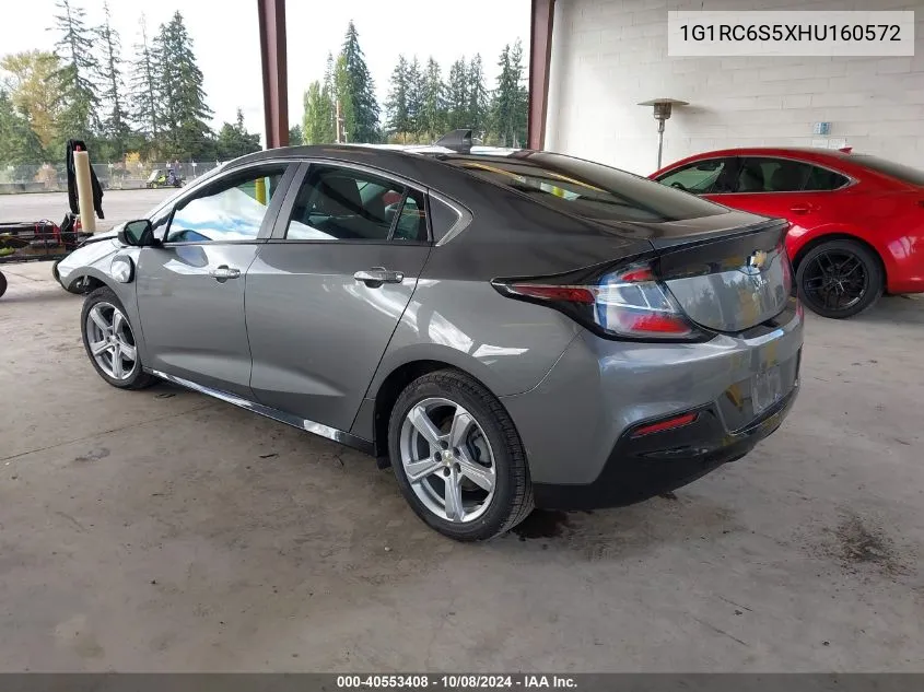 2017 Chevrolet Volt Lt VIN: 1G1RC6S5XHU160572 Lot: 40553408