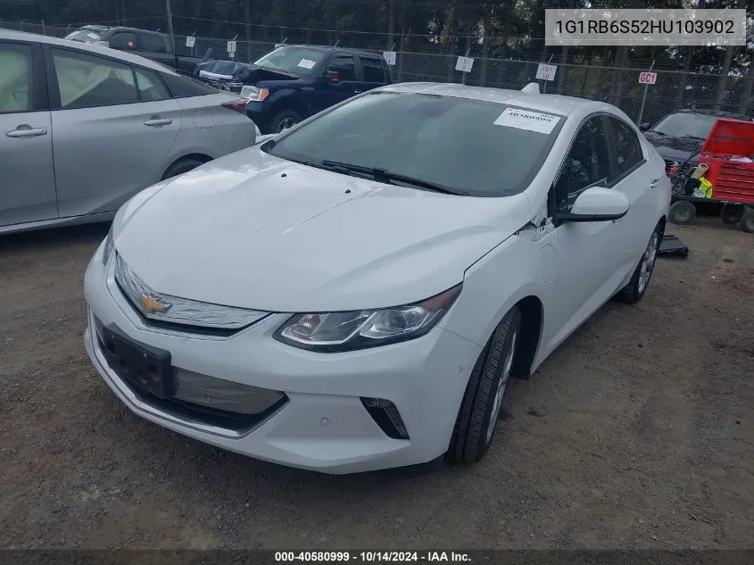 2017 Chevrolet Volt Premier VIN: 1G1RB6S52HU103902 Lot: 40580999