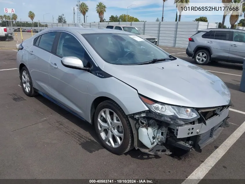 2017 Chevrolet Volt Premier VIN: 1G1RD6S52HU177668 Lot: 40583741