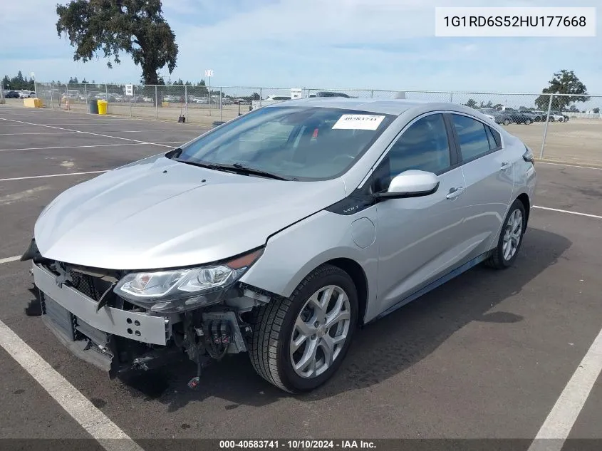 2017 Chevrolet Volt Premier VIN: 1G1RD6S52HU177668 Lot: 40583741