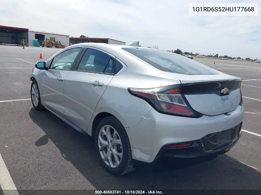 2017 Chevrolet Volt Premier VIN: 1G1RD6S52HU177668 Lot: 40583741