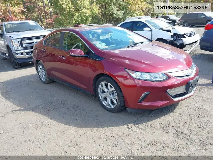 2017 Chevrolet Volt Premier VIN: 1G1RB6S52HU158396 Lot: 40603692