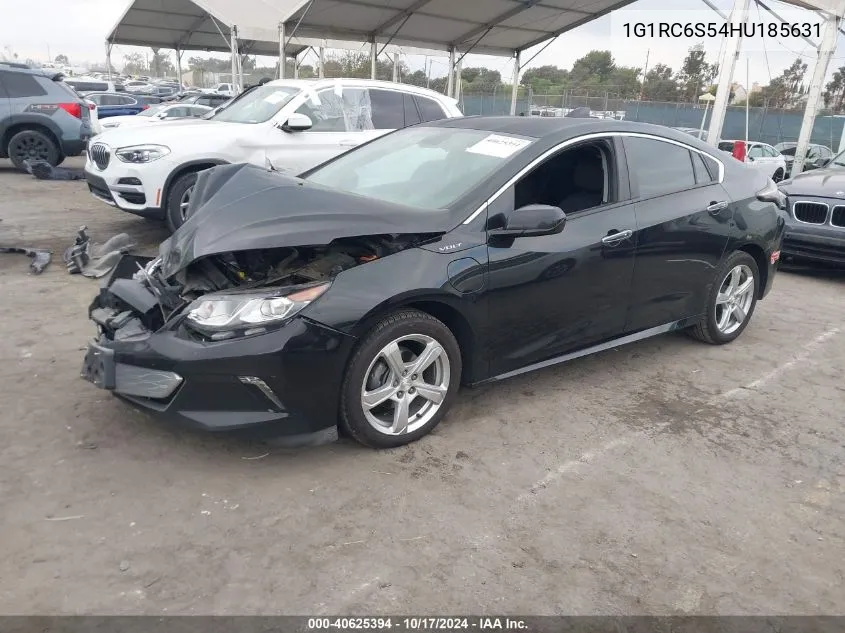 2017 Chevrolet Volt Lt VIN: 1G1RC6S54HU185631 Lot: 40625394