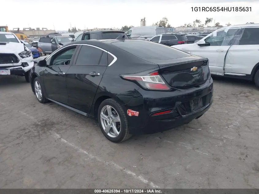 2017 Chevrolet Volt Lt VIN: 1G1RC6S54HU185631 Lot: 40625394