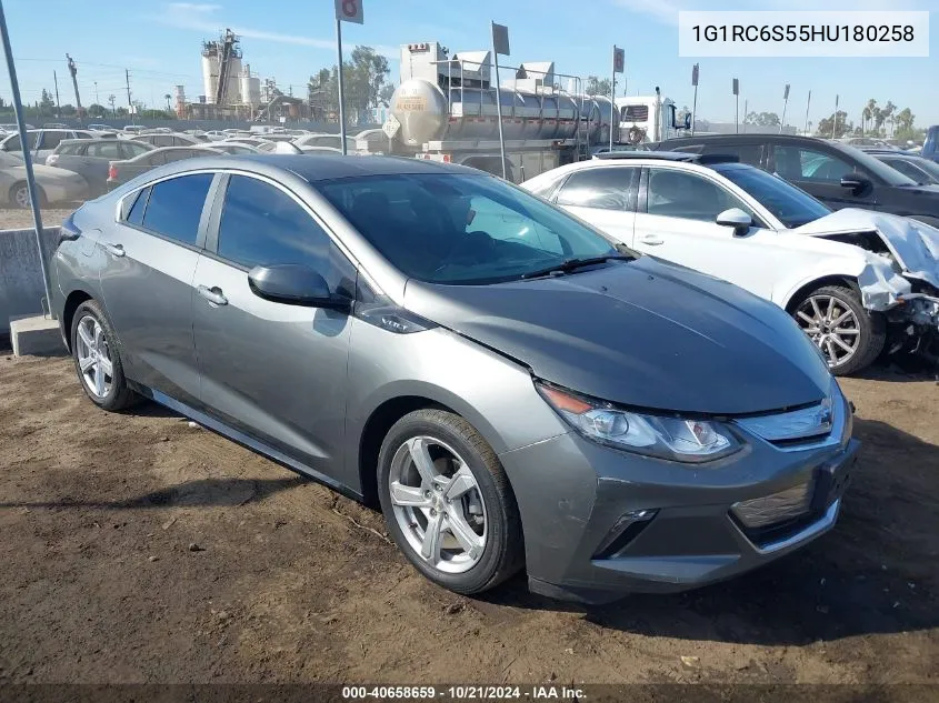 2017 Chevrolet Volt Lt VIN: 1G1RC6S55HU180258 Lot: 40658659