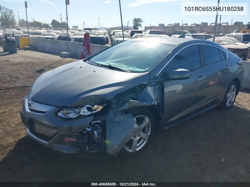 2017 Chevrolet Volt Lt VIN: 1G1RC6S55HU180258 Lot: 40658659